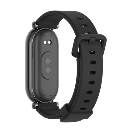 For Xiaomi Mi Band 8 / 9 / 9 NFC Mijobs GT4 Silicone Breathable Watch Band(Black) - Watch Bands by MIJOBS | Online Shopping UK | buy2fix