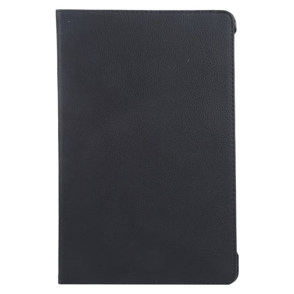 For iPad Air 11 2024 360 Degree Rotation Litchi Texture Leather Tablet Case with Holder(Black) - iPad Air 11 2024 Cases by buy2fix | Online Shopping UK | buy2fix