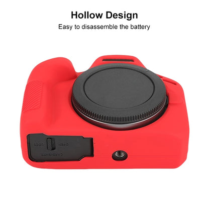 For Canon EOS R100 Glossy Soft Silicone Protective Case(Red) - Protective Case by buy2fix | Online Shopping UK | buy2fix