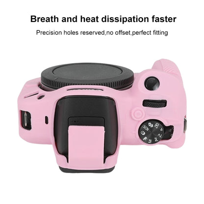 For Canon EOS R100 Glossy Soft Silicone Protective Case(Pink) - Protective Case by buy2fix | Online Shopping UK | buy2fix