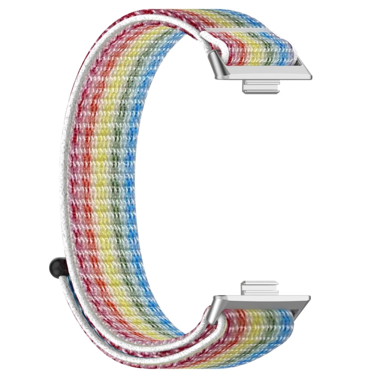 For Huawei Watch Fit3 Nylon Loop Hook and Loop Fastener Watch Band(Colorful) - Watch Bands by buy2fix | Online Shopping UK | buy2fix