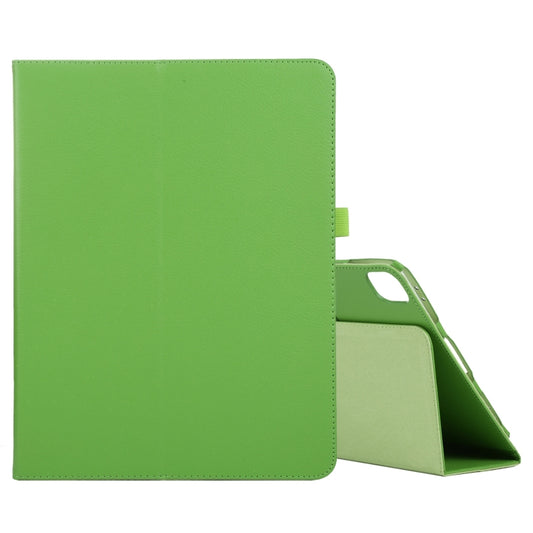 For iPad Air 11 2024 Litchi Texture Solid Color Leather Tablet Case(Green) - iPad Air 11 2024 Cases by buy2fix | Online Shopping UK | buy2fix