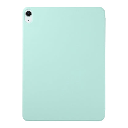 For iPad Air 11 2024 Double-sided Clip Non-buckle Magnetic PU Smart Tablet Case(Light Green) - iPad Air 11 2024 Cases by buy2fix | Online Shopping UK | buy2fix