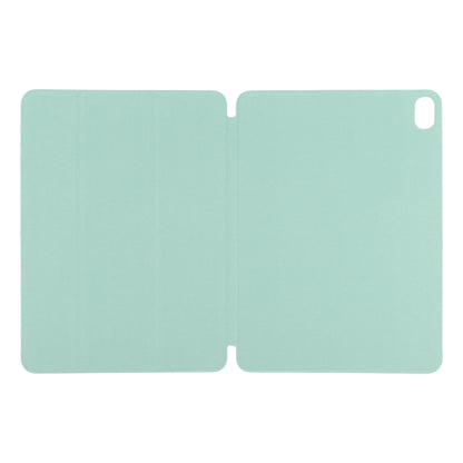 For iPad Air 11 2024 Double-sided Clip Non-buckle Magnetic PU Smart Tablet Case(Light Green) - iPad Air 11 2024 Cases by buy2fix | Online Shopping UK | buy2fix