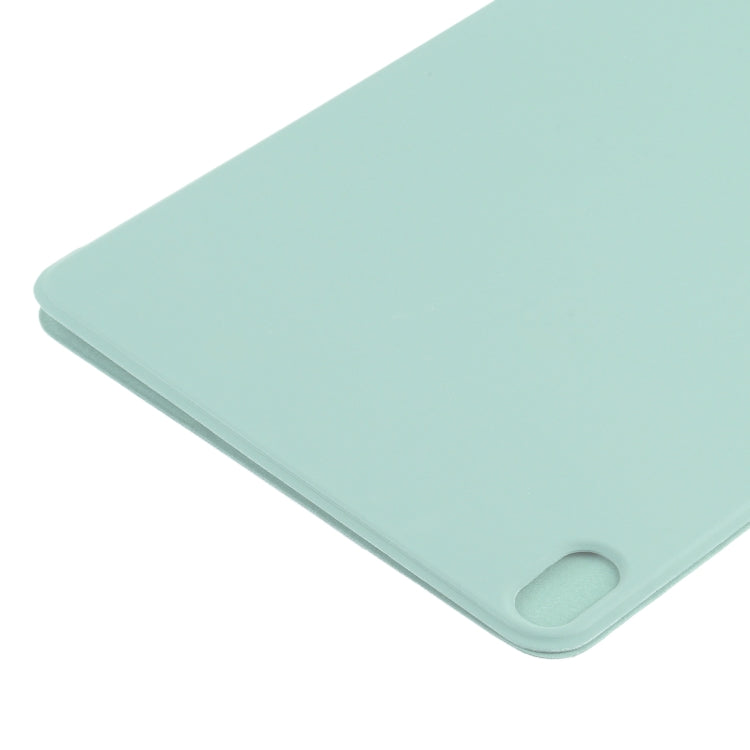 For iPad Air 11 2024 Double-sided Clip Non-buckle Magnetic PU Smart Tablet Case(Light Green) - iPad Air 11 2024 Cases by buy2fix | Online Shopping UK | buy2fix