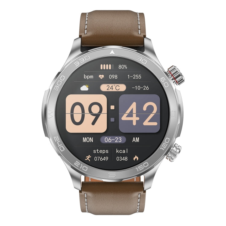 DK67 1.53 inch IP67 BT 5.0 Fitness Sport Smart Watch, Support Bluetooth Call / Sleep / Blood Oxygen / Heart Rate / Blood Pressure Health Monitor(Brown) - Smart Watches by buy2fix | Online Shopping UK | buy2fix