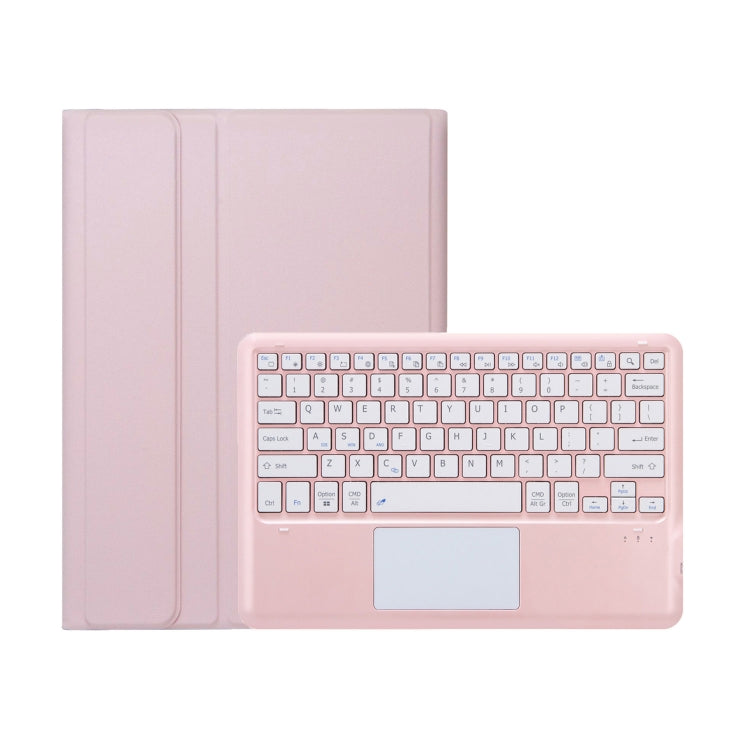 For iPad Pro 13 2024 A14B-A Detachable Ultra-Thin Bluetooth Touch Keyboard Leather Tablet Case with Pen Slot(Pink) - For iPad Pro by buy2fix | Online Shopping UK | buy2fix