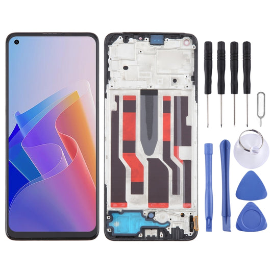 For OPPO F21 Pro 5G OLED LCD Screen Digitizer Full Assembly with Frame - LCD Screen by buy2fix | Online Shopping UK | buy2fix