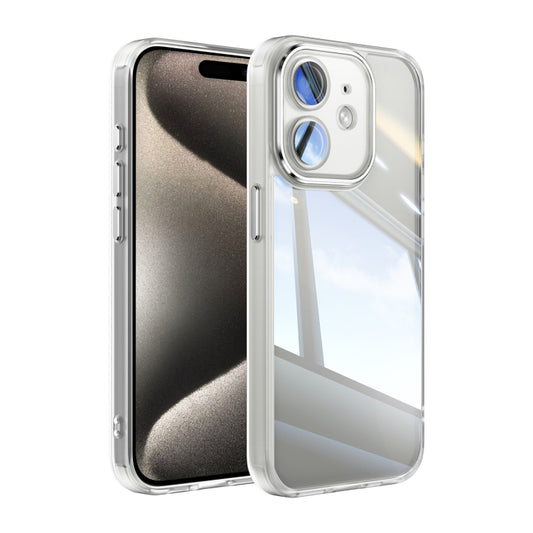 For iPhone 12 Acrylic Hybrid TPU Armor Shockproof Phone Case(Transparent) - iPhone 12 / 12 Pro Cases by buy2fix | Online Shopping UK | buy2fix