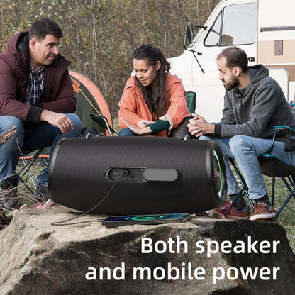 Zealot S87 80W Portable Outdoor Bluetooth Speaker with RGB Light(Grey) - Waterproof Speaker by ZEALOT | Online Shopping UK | buy2fix