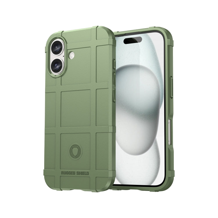 For iPhone 16 Pro Max Full Coverage Shockproof TPU Phone Case(Green) - iPhone 16 Pro Max Cases by buy2fix | Online Shopping UK | buy2fix