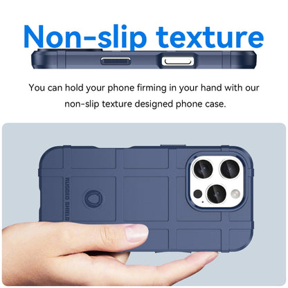 For iPhone 16 Pro Full Coverage Shockproof TPU Phone Case(Blue) - iPhone 16 Pro Cases by buy2fix | Online Shopping UK | buy2fix