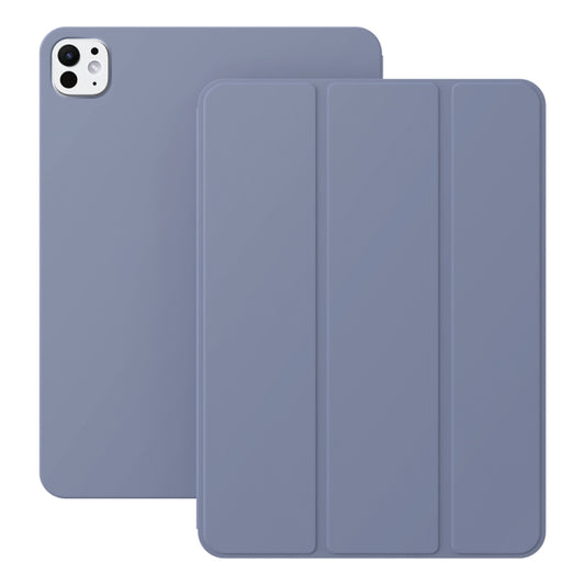 For iPad Pro 13 2024 Ultra-thin Double-sided Clip Magnetic Smart Tablet Case(Lavender) - iPad Pro 13 2024 Cases by buy2fix | Online Shopping UK | buy2fix