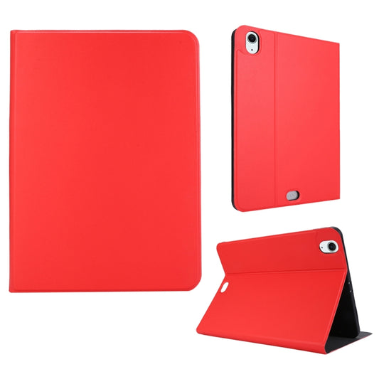 For iPad Air 11 2024 Stretch Voltage Plain Leather Smart Tablet Case(Red) - iPad Air 11 2024 Cases by buy2fix | Online Shopping UK | buy2fix