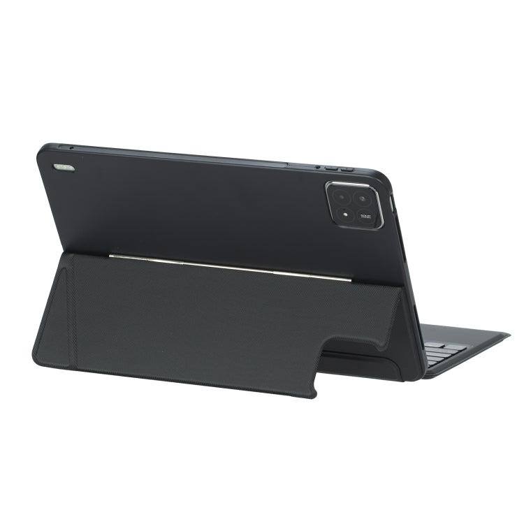 For Xiaomi Pad 6S Pro 12.4 T0N10-AS Detachable Rotating Backlit Touch Bluetooth Keyboard Case(Black) - Others Keyboard by buy2fix | Online Shopping UK | buy2fix