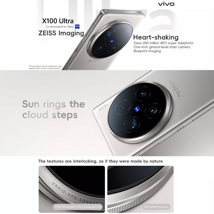 vivo X100 Ultra, 12GB+256GB, Face ID / Fingerprint Identification, 6.78 inch Android 14 OriginOS 4 Snapdragon 8 Gen 3 Octa Core, OTG, NFC, Network: 5G, Support Google Play(Dark Grey) - vivo by vivo | Online Shopping UK | buy2fix