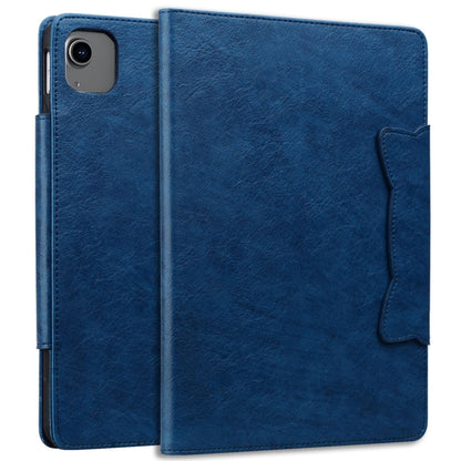 For iPad Air 13 2024 Cat Buckle Leather Smart Tablet Case(Royal Blue) - iPad Air 13 2024 Cases by buy2fix | Online Shopping UK | buy2fix