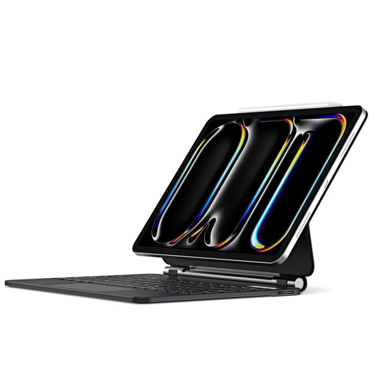 DUX DUCIS MK Series Floating Magnetic Keyboard Tablet Leather Case For iPad Pro 11 2024(Black) - For iPad Pro by DUX DUCIS | Online Shopping UK | buy2fix