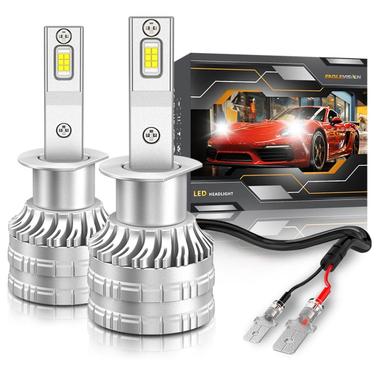 H1 Pair 30W 3100lm 6000K Car LED Headlight Bulb - LED Headlamps by buy2fix | Online Shopping UK | buy2fix