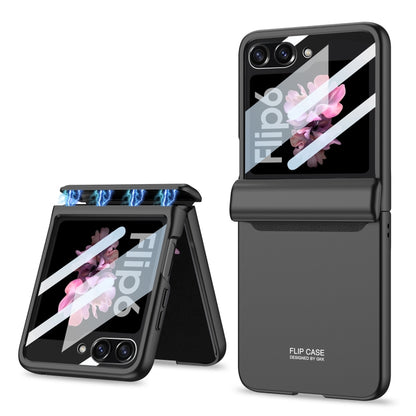 For Samsung Galaxy Z Flip6 GKK Integrated Full Coverage Folding Phone Case(Black) - Galaxy Z Flip6 5G Cases by GKK | Online Shopping UK | buy2fix