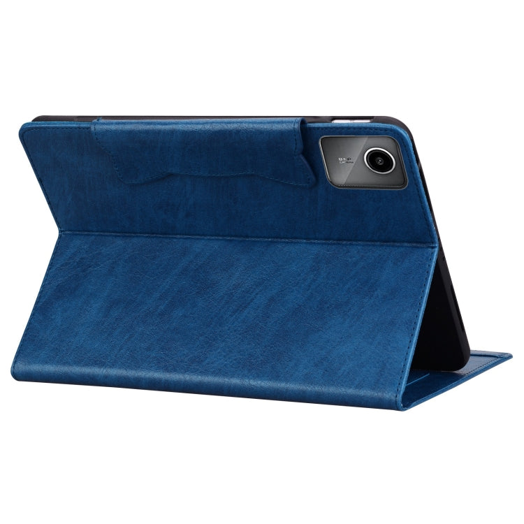 For Lenovo Xiaoxin Pad M11 2024 Cat Buckle Leather Tablet Case(Royal Blue) - Lenovo by buy2fix | Online Shopping UK | buy2fix