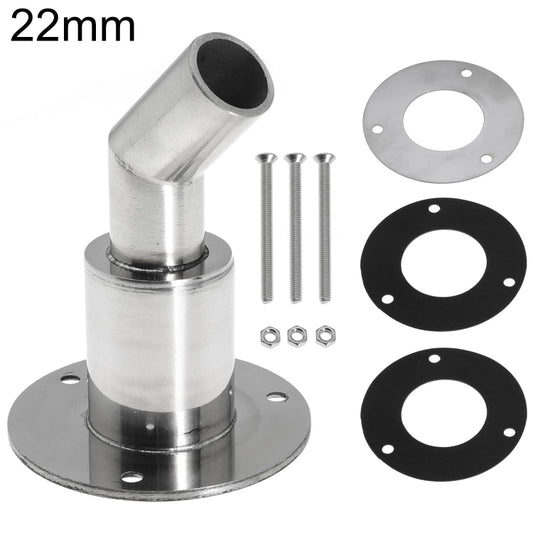 22mm Elbow Marine Parking Heater Stainless Steel Vent - Marine Accessories & Parts by buy2fix | Online Shopping UK | buy2fix