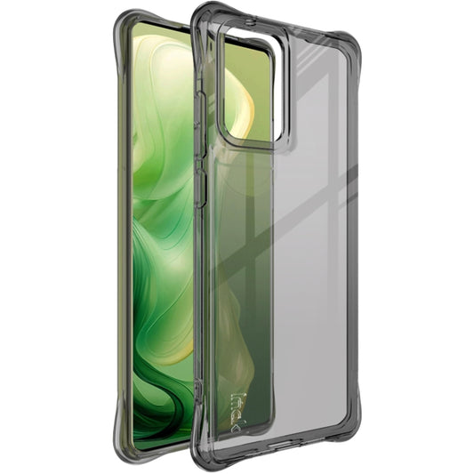 For Motorola Moto G85 / S50 Neo imak Shockproof Airbag TPU Phone Case(Transparent Black) - Motorola Cases by imak | Online Shopping UK | buy2fix