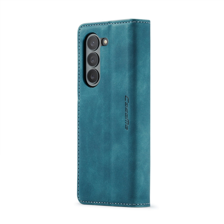 For Samsung Galaxy Z Fold6 5G CaseMe 013 Multifunctional Horizontal Flip Leather Phone Case(Blue) - Galaxy Z Fold6 5G Cases by CaseMe | Online Shopping UK | buy2fix