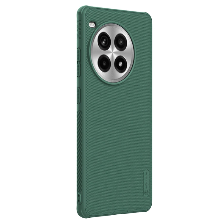 For OnePlus Ace 3 Pro NILLKIN Frosted Shield Pro PC + TPU Phone Case(Green) - OnePlus Cases by NILLKIN | Online Shopping UK | buy2fix