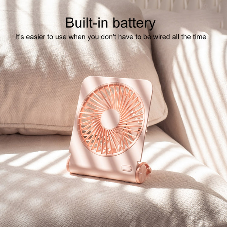 N602 Type-C Thin Desktop Fan(Pink) - Electric Fans by buy2fix | Online Shopping UK | buy2fix