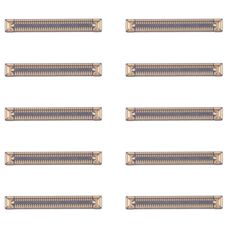 For Samsung Galaxy A25 SM-A256B 10pcs Motherboard LCD Display FPC Connector - Galaxy A Series Parts by buy2fix | Online Shopping UK | buy2fix