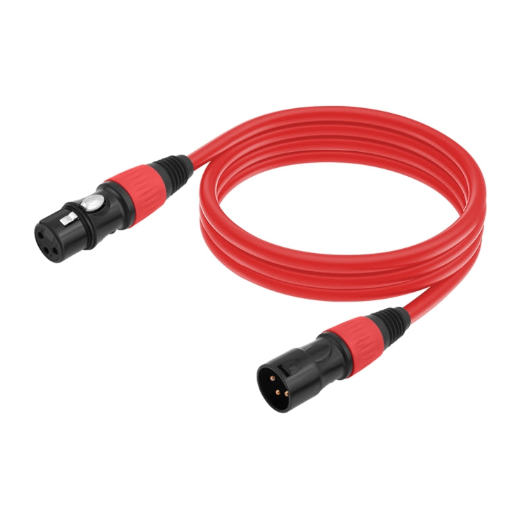 4 Color / Set JC1015 XLR 3pin Male to Female Audio Cable, Length:1m - Microphone Audio Cable & Connector by buy2fix | Online Shopping UK | buy2fix