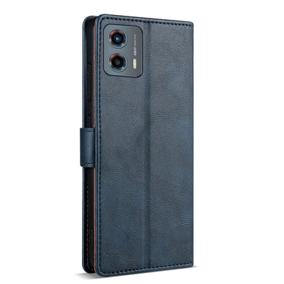 For Motorola Moto G 5G 2024 N.BEKUS CSJ-P1 Solid Color Leather Phone Case(Blue) - Motorola Cases by N.BEKUS | Online Shopping UK | buy2fix