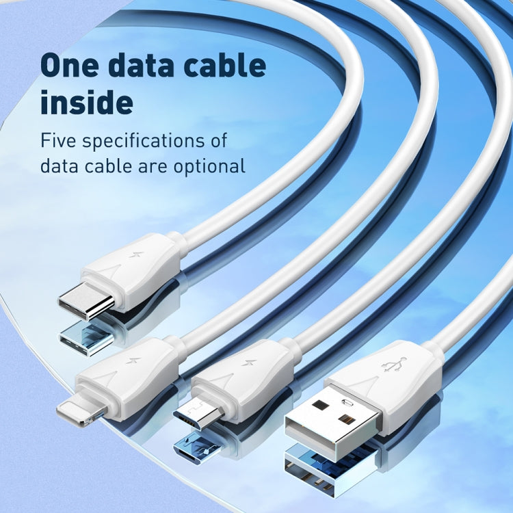 LDNIO Q334 32W Type-C + Dual USB Port Charger with 1m USB-C / Type-C Data Cable, Plug Type:EU Plug(White) - USB Charger by LDNIO | Online Shopping UK | buy2fix