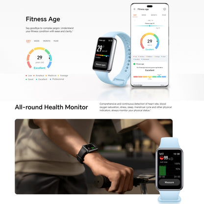 Honor Band 9, 1.57 inch AMOLED Screen, Support Heart Rate / Blood Oxygen / Sleep Monitoring, NFC Version(Blue) - Wearable Devices by Huawei | Online Shopping UK | buy2fix