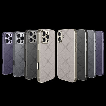 For iPhone 16 GKK Asterism Metal Paint Skin Feel Leather Full Coverage Phone Case(Purple) - iPhone 16 Cases by GKK | Online Shopping UK | buy2fix