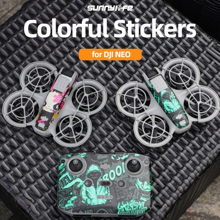 For DJI Neo Drone Body Remote Control Protective Sticker(Painting) - Stickers by Sunnylife | Online Shopping UK | buy2fix