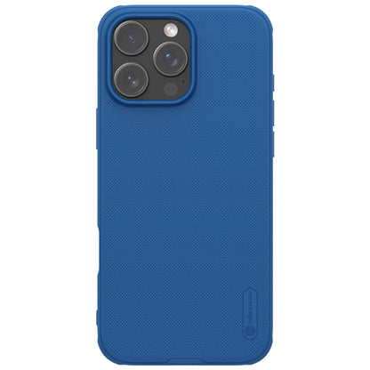 For iPhone 16 Pro NILLKIN Frosted Shield Pro PC + TPU Phone Case(Blue) - iPhone 16 Pro Cases by NILLKIN | Online Shopping UK | buy2fix