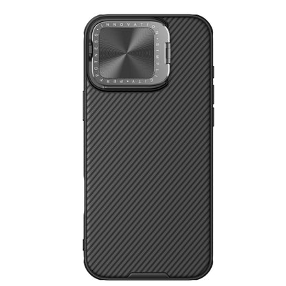 For iPhone 16 Pro Max NILLKIN Black Mirror Prop CD Texture Mirror Phone Case(Black) - iPhone 16 Pro Max Cases by NILLKIN | Online Shopping UK | buy2fix