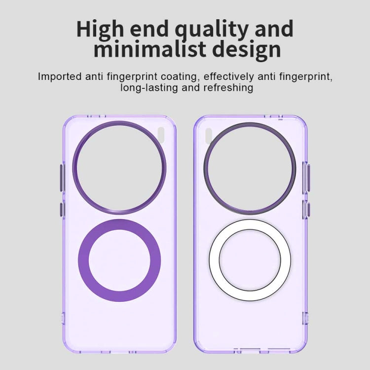 For vivo X200 Candy Magsafe PC Hybrid TPU Phone Case(Purple) - X200 Cases by buy2fix | Online Shopping UK | buy2fix