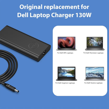 130W 19.5V 6.67A  Laptop Notebook Power Adapter For Dell 4.5 x 3.0, Plug:US Plug - For Dell by buy2fix | Online Shopping UK | buy2fix