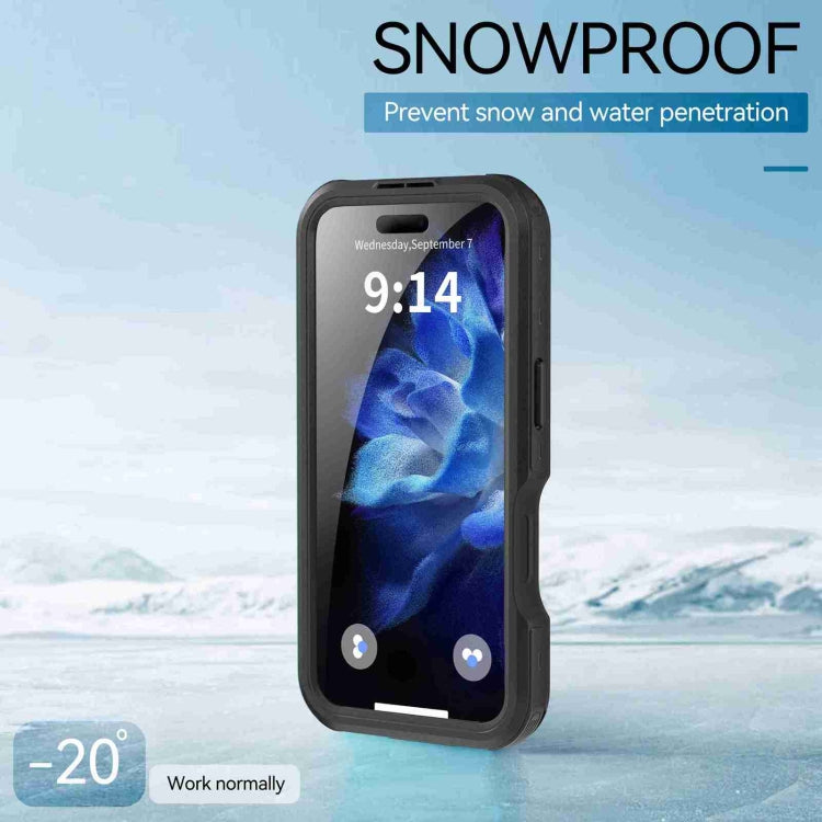 For iPhone 16 Pro Max RedPepper IP68 Waterproof Triple-proof MagSafe Phone Case(Black) - iPhone 16 Pro Max Cases by RedPepper | Online Shopping UK | buy2fix