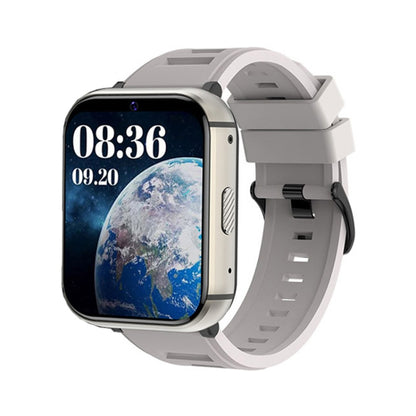 UNIWA DM66 4G Calling Smart Watch, 2GB+16GB, 1.99 inch IPS Screen Android 9.0 Support WiFi GPS(Silver) - Android Watch by UNIWA | Online Shopping UK | buy2fix