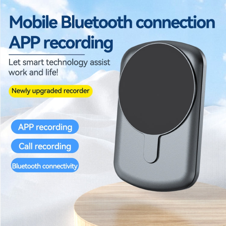 A1A Strong Magnetic Mobile Call Voice Recorder APP Recording Version, Memory:128GB(Black) - Recording Pen by buy2fix | Online Shopping UK | buy2fix