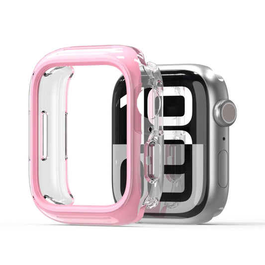 For Apple Watch Series 10 42mm DUX DUCIS Camo Series TPU Hybrid PC Watch Protective Case(Pink) - Watch Cases by DUX DUCIS | Online Shopping UK | buy2fix