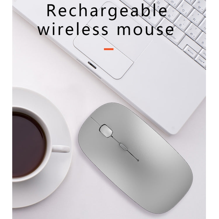 WIWU Wimic Lite WM101 2.4G Simple Office Home Rechargeable Mute Wireless Mouse(Black) - Wireless Mice by WIWU | Online Shopping UK | buy2fix