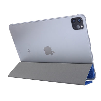 Silk Texture Flip Magnetic PU Leather Smart Case with Three-folding Holder For iPad Air 11 2024 / Air 2022 / 2020 10.9(White) - iPad Air (2022) / (2020) 10.9 Cases by buy2fix | Online Shopping UK | buy2fix