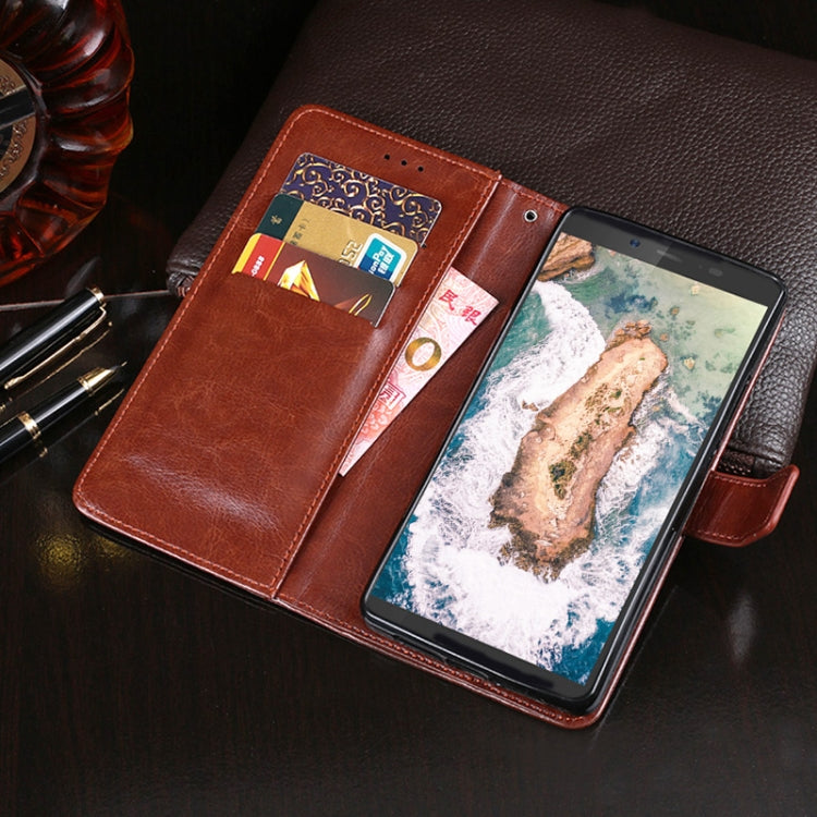 For Blackview BV5500 idewei Crazy Horse Texture Horizontal Flip Leather Case with Holder & Card Slots & Wallet(Red) - More Brand by idewei | Online Shopping UK | buy2fix