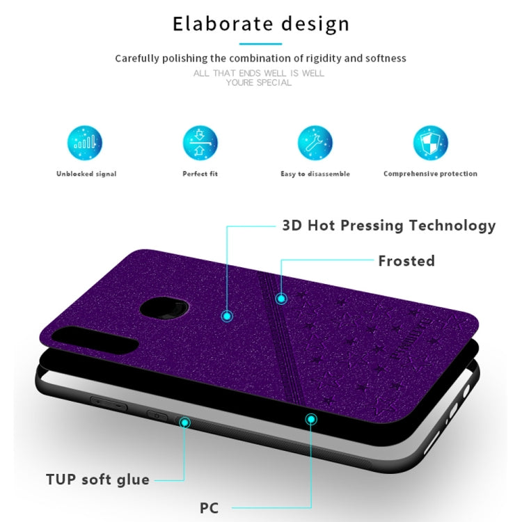 PINWUYO Full Coverage Waterproof Shockproof PC+TPU+PU Case for Huawei P30 Lite (Blue) - Huawei Cases by PINWUYO | Online Shopping UK | buy2fix