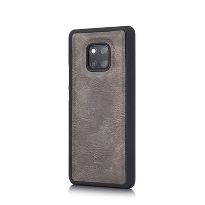 DG.MING Crazy Horse Texture Flip Detachable Magnetic Leather Case for Huawei Mate 20 Pro, with Holder & Card Slots & Wallet (Grey) - Huawei Cases by DG.MING | Online Shopping UK | buy2fix